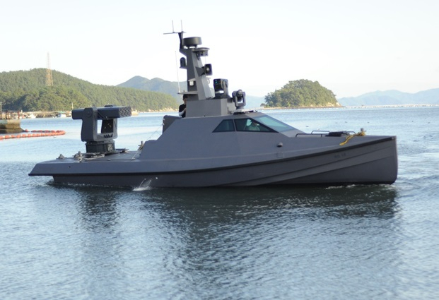 실증시험에 착수한 무인선박. 중소벤처기업부 제공