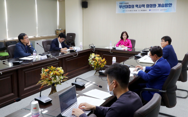 ‘부산대첩의 역사적 의의와 계승 방안’을 주제로 한 부산대첩 제428주년 승전 기념 전문가 좌담회가 지난달 29일 부산일보사 회의실에서 열렸다. 정종회 기자 jjh@