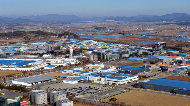 광주첨단산업단지 전경. 한전 제공