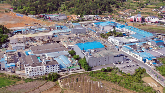 경남 밀양시 부북면 (주)한국화이바 전경.