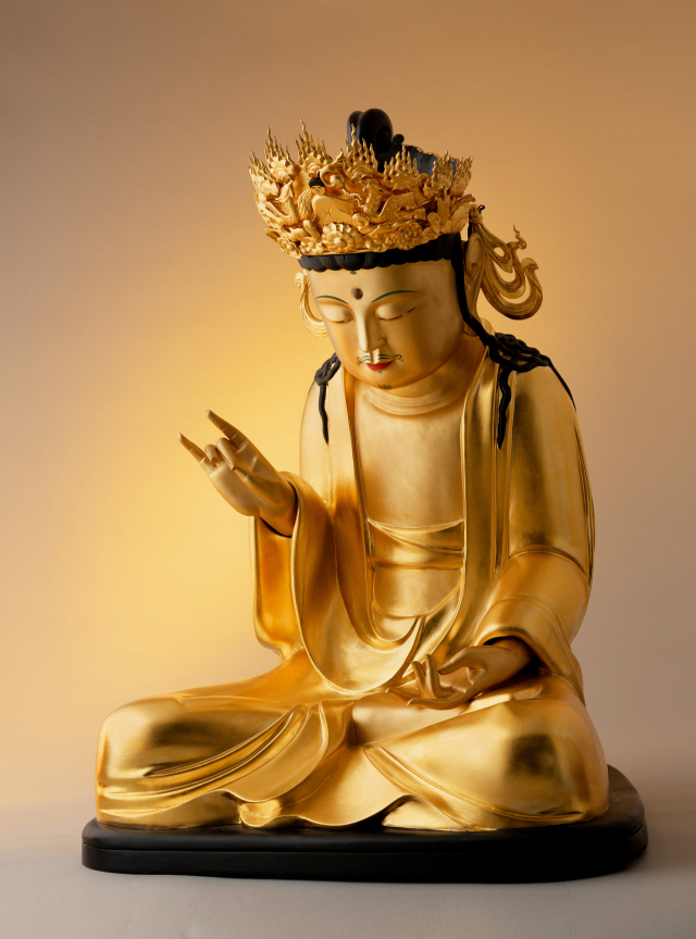 화계사 목조관음보살좌상. 국립해양박물관 제공