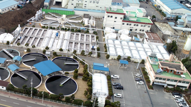 환경부가 실시한 ‘2020년도 공공폐수처리시설 운영관리 실태평가’에서 1위를 차지한 양산 공공폐수처리시설 전경. 양산시 시설관리공단 제공