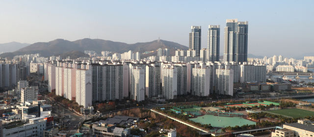 부산 남구 LG메트로시티 전경. 강선배 기자 ksun@