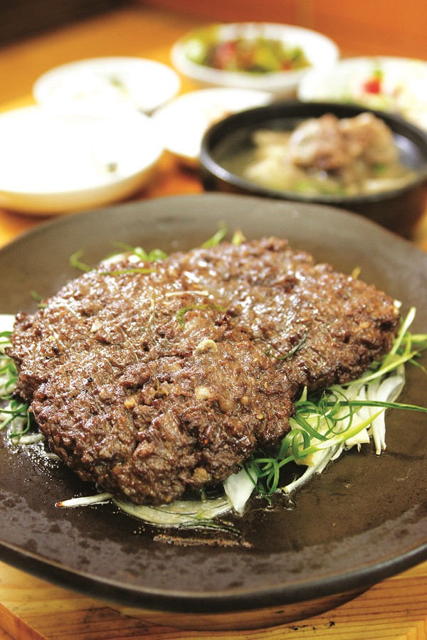 송성자 명인의 가리적(떡갈비).