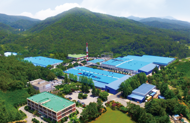 부산의 자동차부품기업인 S＆T모티브. S＆T모티브 제공
