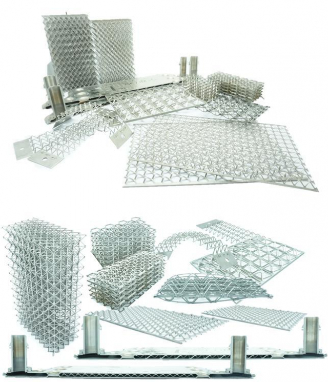 격자구조소재 샘플. 한국재료연구원 제공