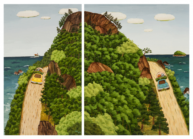 전영근 '산을 오르다'. 갤러리조이 제공