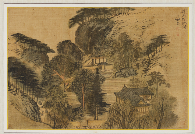 정선의 ‘청풍계지각도’. 동아대 석당박물관 제공