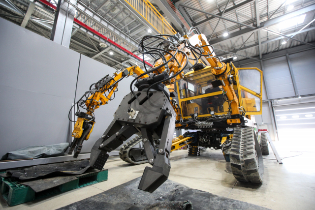 조정산 박사 연구팀이 개발한 재난대응 특수목적기계. 한국생산기술연구원 제공