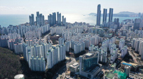 최근 아파트 등 집값이 치솟으면서 매도 계약을 파기하는 집주인이 늘고 있다. 부산 해운대구 좌동 해운대 그린시티(신시가지) 전경. 부산일보DB