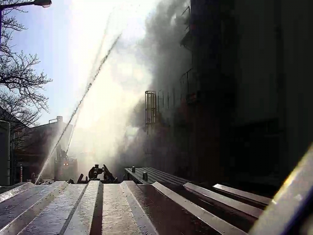 창원 공장 화재. 창원소방본부 제공