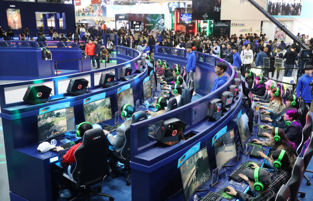 2019년 벡스코서 열린 지스타 개막식. 부산일보DB