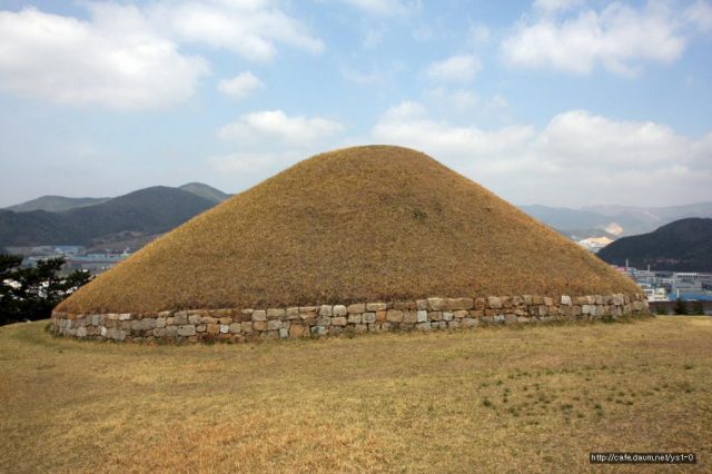 유물 환수 운동에 재시동이 걸린 양산 부부총 전경. 양산시 제공