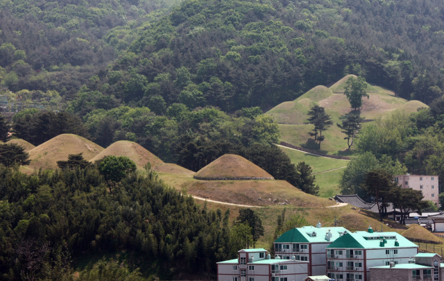 유물 환수 운동에 재시동이 걸린 양산 부부총 전경. 양산시 제공
