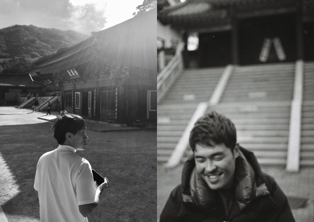 2021 부산 인터시티 레지던시 영화제작사업에 참여하는 부산 이성욱 감독(왼쪽)과 대구 장병기 감독. 부산독립영화협회 제공