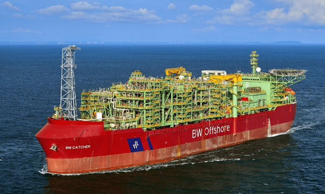 삼강엠앤티가 상가포르 글로벌 해운기업인 BW오프쇼어와 3477억 원 규모의 해양플랜트 부유식 원유생산저장하역설비 선체 건조 계약을 했다. 사진은 BW오프쇼어가 운영 중인 선박. 한국중견기업연합회 제공