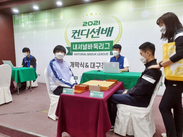 신현석, 조민수 등 신·구 에이스 선수 전원의 고른 활약으로 5-0으로 완승을 했다. 함양군 제공