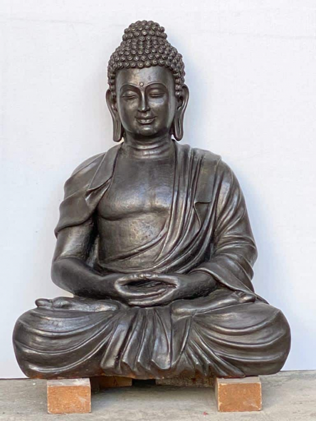 인도 정부가 제작해 통도사에 기증된 불상. 통도사 제공