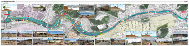 김해시 주촌에서 서김해일반산업단지 등 칠산서부동을 거쳐 서낙동강으로 이어지는 조만강 중 도심구간에 대한 생태하천 복원사업이 이달 말 착공된다. 사진은 생태하천복원사업 계획도, 김해시 제공