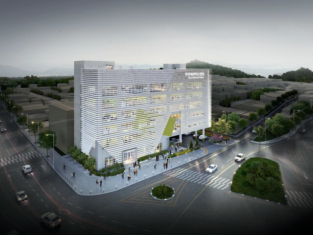 부산패션비즈센터 조감도. 부산일보DB