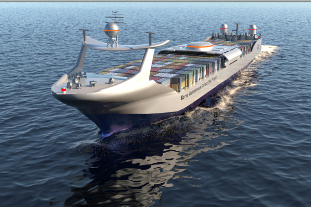 자율운항선박 이미지. 선박해양플랜트연구소 제공