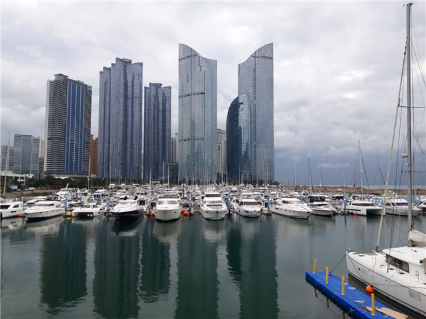 요트계류장(부산). 해수부 제공