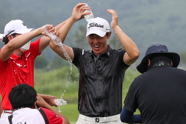 지난해 우승한 이지훈이 환호하는 모습. 우성종합건설 제공