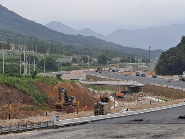 양산시는 최근 사송신도시 구간에 대한 양산선 건설 공사에 들어갔다. 양산시 제공