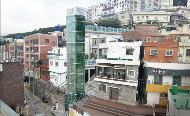 보수동 산복도로에 50m 높이 엘리베이터 생긴다 - Vimarsana News