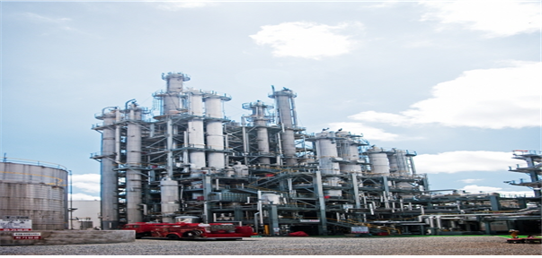 ㈜메타넥스코리아(Methanex Korea)의 탱크가 있는 ㈜여수탱크터미널. 해수부 제공