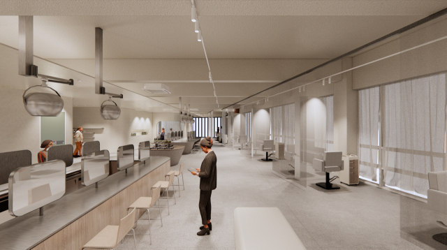 부산에 공유미용실 ‘위닛(WENEED)’이 다음 달 중순 처음으로 문을 연다. 위닛의 상상도. (주)라이브엑스 제공