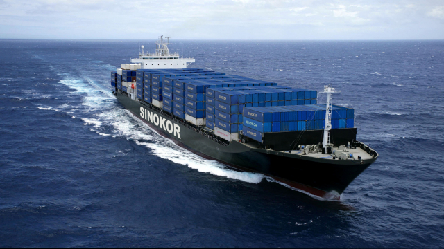 장금상선의 컨테이너선. 한국해운협회 제공