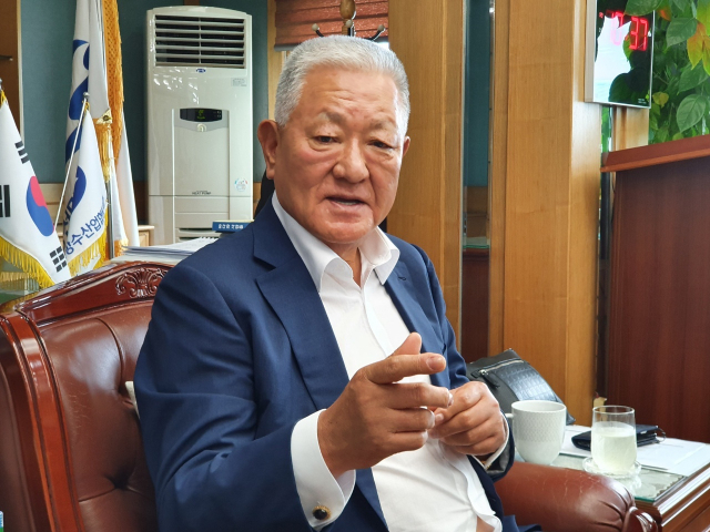 대형선망 천금석 조합장. 장병진 기자