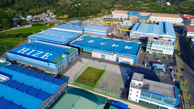 경남 진주시 정촌산단에 있는 하이즈항공 사진.