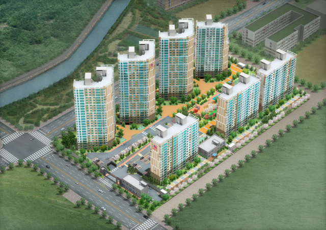 ‘부산신항 사랑으로 부영 6단지’ 조감도. 부영주택 제공