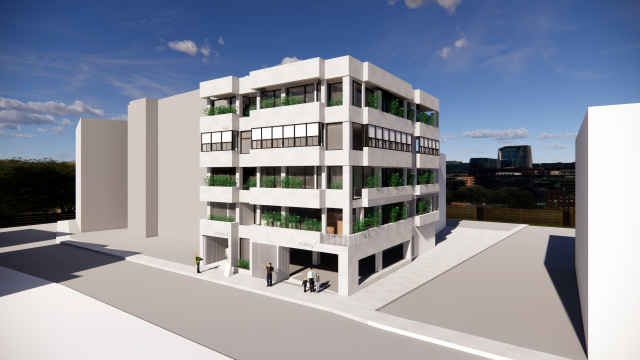 우리은행 별관 건물을 커뮤니티 공간인 ‘허그라운드’로 재생한 후의 건물 투시도 모습. 리을도랑 건축사사무소 제공