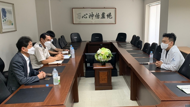 부산 남부소방서와 좋은강안병원 코로나19 공동 대응을 위한 상호 업무 협의