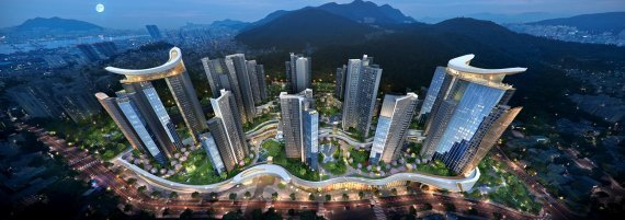 범천4구역 재개발 조감도. 현대건설 제공