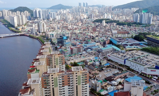 부산 수영구 망미동 수영동 일대 모습. 정종회 기자 jjh@