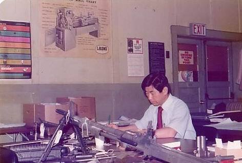 M60을 개발하던 당시의 강흥림 씨.