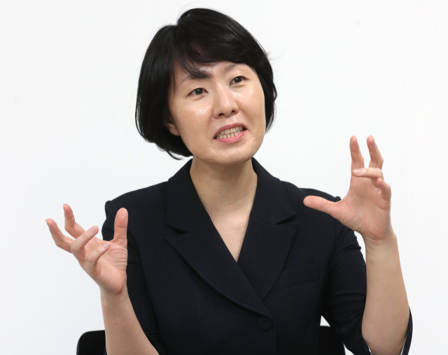 이승미 부산컨테이너터미널(BCT) 영업본부장. 강선배 기자 ksun@