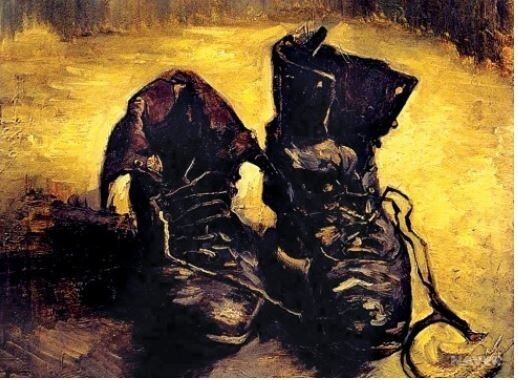 고흐의 ‘구두’. 예술가의 발품과 땀방울은 작품과 수용자들을 활짝 미소 짖게 하며 활짝 반기게 해준다. 부산일보DB