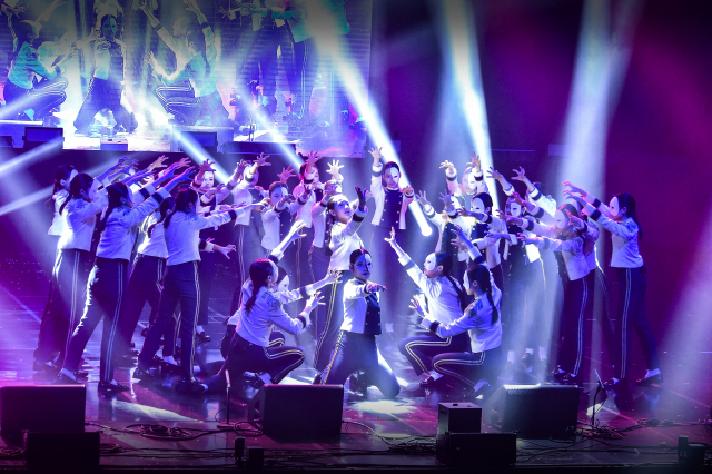 엔젤피스예술단 뮤지컬 넘버 공연 장면. 엔젤피스예술단 제공