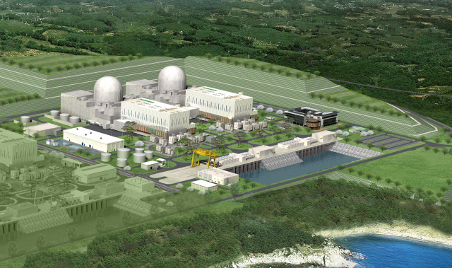 신고리 5·6호기 건설 조감도. 한국수력원자력 제공