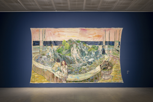 방정아 '미국, 그의 한결같은 태도'(2021). ©홍철기·국립현대미술관 제공