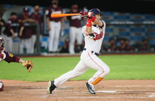 손아섭은 KBO 최다 안타 기록을 가질 가능성이 크다. 부산일보DB