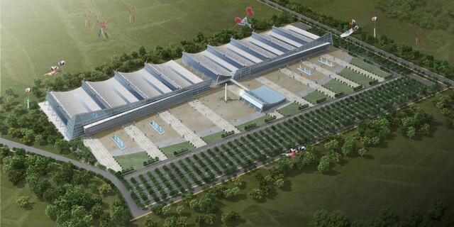 부산 강서구 대저동 연구개발 특구 내 건립 예정인 ‘제2벡스코’ 조감도. 부산일보DB