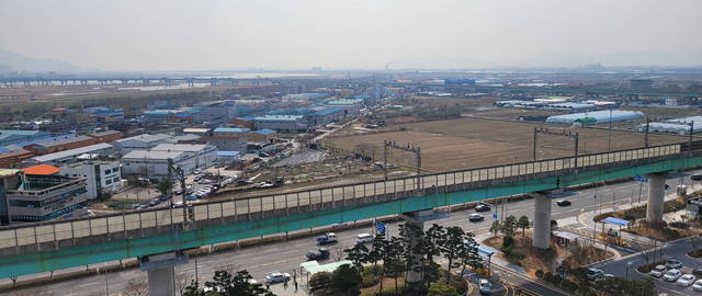 부산 강서구 대저동 '부산연구개발특구(첨단복합지구) 사업 예정지 전경.
