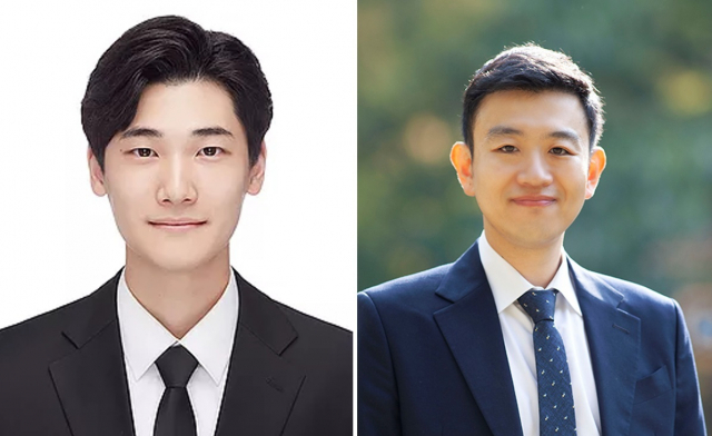 경상국립대 에너지공학과 유근 학생과 안건형 교수(왼쪽부터)