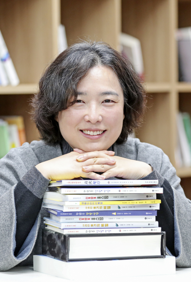 이분희 작가. 김종진 기자 kjj1761@